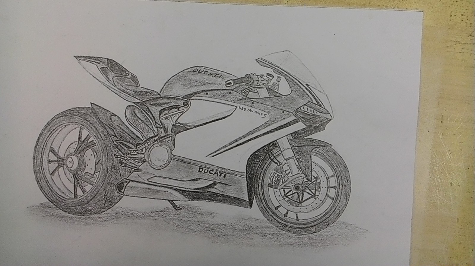 Sketsa Ducati 1199 Panigale S MasBudiArt